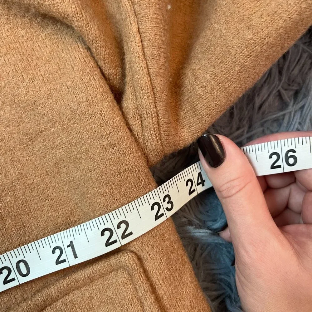 Madewell Lisbon Sweater Jacket in Heather Fawn Size S - Picture 5 of 6